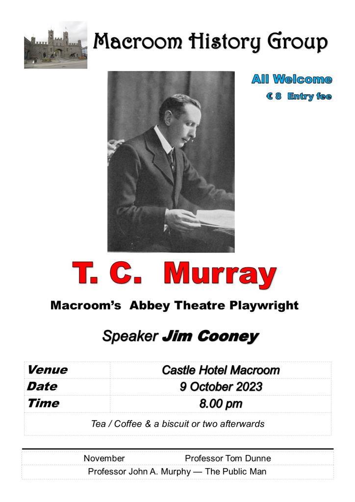 T. C. Murray, Macroom’s Abbey Theatre Playwright